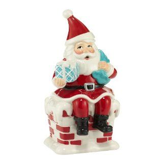 SANTA CLAUS ceramic Figurine Dept 56 Christmas NEW Retro Holiday Home Decor   Collectible Figurines
