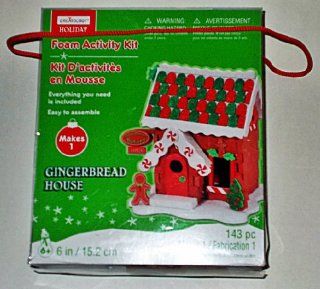 3D Gingerbread House Foam Kit 