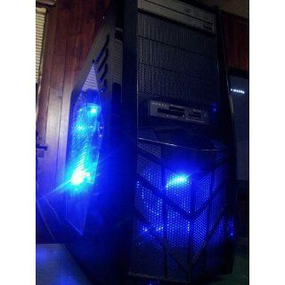Apevia X Trooper Mid Tower Case w/ Blue LED Computers & Accessories