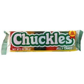 Chuckles Jelly Candy Even the name says FUN, 2 Ounce Bars (Pack of 24)  Gummy Candy  Grocery & Gourmet Food