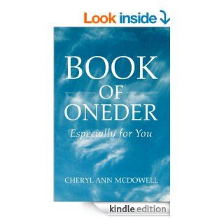 Book of Oneder    Especially for You eBook Cheryl Ann  McDowell Kindle Store