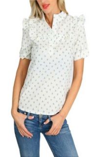 Everyone Loves A Country Girl Blue Floral Blouse