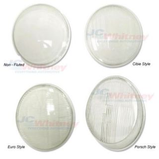 1958 1966 Volkswagen Beetle Headlight Lens   EMPI, Direct fit, Clear, Glass