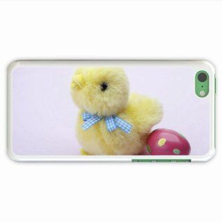 Custom Designer Iphone 5C Holidays Easter Holiday Egg Chick Of Originality Present White Case Cover For Everyone Cell Phones & Accessories