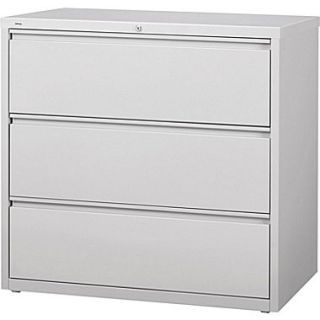 HL8000 Commercial 42 Wide 3 Drawer Lateral File Cabinet, Light Gray