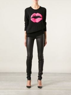 Markus Lupfer 'smacker' Lip Print Sweater