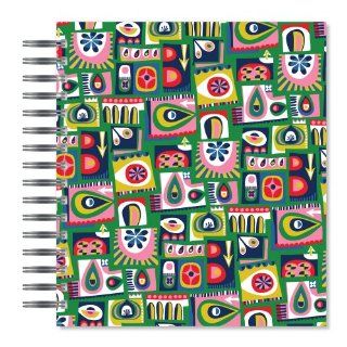 ECOeverywhere Abstract Salad Picture Photo Album, 18 Pages, Holds 72 Photos, 7.75 x 8.75 Inches, Multicolored (PA12230)  Wirebound Notebooks 
