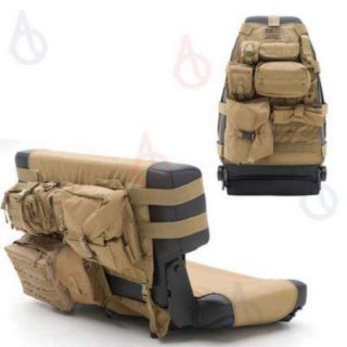 Smittybilt G.E.A.R. Jeep Front Rear Seat Cover Organizers