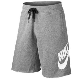 Nike AW77 Alumni Shorts   Mens   Casual   Clothing   Turbo Green/Turf Orange