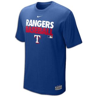 Nike MLB Dri Fit Graphic T Shirt   Mens   Baseball   Clothing   Texas Rangers   Royal