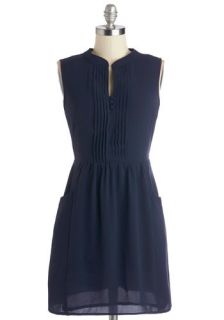 Sipping Punch Dress in Navy  Mod Retro Vintage Dresses