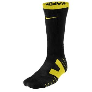 Nike Vapor Football Crew Socks   Mens   Football   Accessories   Black/Black/Yellow Strike