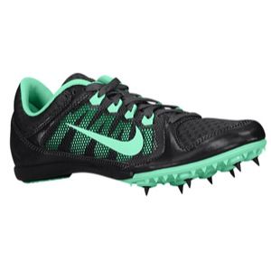 Nike Zoom Rival MD 7   Womens   Track & Field   Shoes   Dark Charcoal/Green Glow