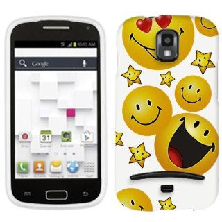 Samsung Galaxy S Relay 4G Yellow Smiley Face Design Cover Case Cell Phones & Accessories