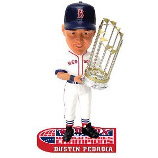 Dustin Pedroia 2007 World Series Red Sox Bobblehead  Sports Related Merchandise  Sports & Outdoors