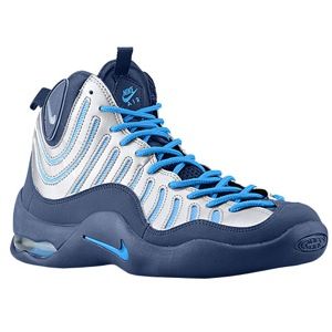 Nike Air Bakin   Mens   Basketball   Shoes   Midnight Navy/Photo Blue/Metallic Silver