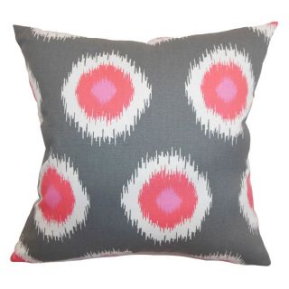 The Pillow Collection Paegna Ikat Pillow   Decorative Pillows