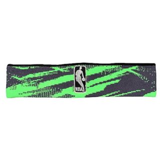 For Bare Feet NBA Camo Bright Headband   Mens   Basketball   Accessories   NBA League Gear   Charcoal/Neon Green