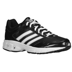 adidas Falcon Trainer 3   Mens   Baseball   Shoes   Black/White/Metallic Silver
