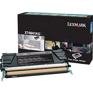 Lexmark Black Toner Cartridge (X746H1KG), High Yield, Return Program
