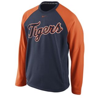 Nike MLB Therma Fit Crew   Mens   Baseball   Clothing   Detroit Tigers   Navy