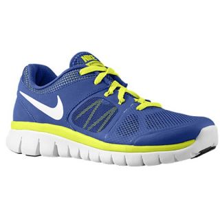 Nike Flex 2014 Run   Boys Grade School   Running   Shoes   Deep Royal Blue/Venom Green/White/White