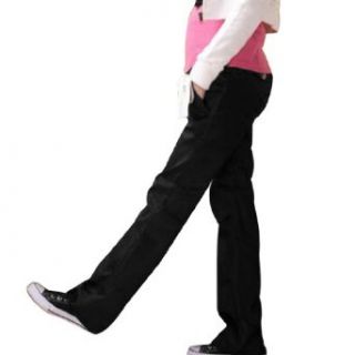 Motherhood Elastic Waist Stretchy Slant Pockets Solid Color Pants