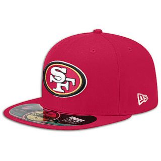 New Era NFL 59Fifty Sideline Cap   Mens   Football   Accessories   San Francisco 49ers   Red