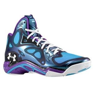 Under Armour Anatomix Spawn   Mens   Basketball   Shoes   Pirate Blue/Pride/White