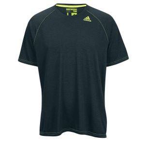 adidas Refresh S/S T Shirt   Mens   Training   Clothing   Dark Shale/Reflective Silver