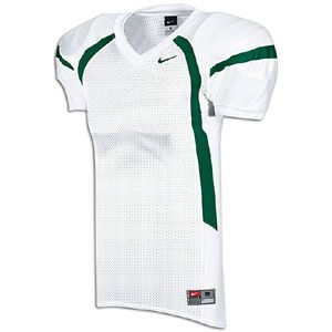 Nike Crack Back Game Jersey   Mens   Football   Clothing   White/Dark Green/Dark Green