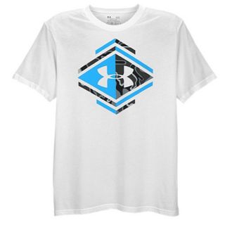 Under Armour Graphic T Shirt   Mens   Casual   Clothing   White/Blue/Black