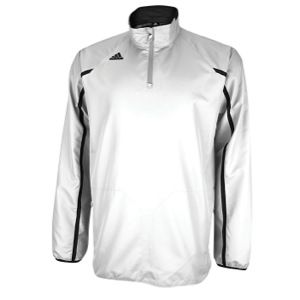 adidas Team Climalite 1/4 Zip Pullover   Mens   For All Sports   Clothing   White/Black