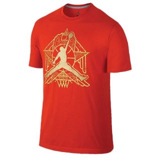 Jordan Crescent City Jumpman T Shirt   Mens   Basketball   Clothing   Team Orange/Metallic Gold