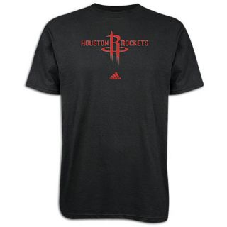 adidas NBA Primary Logo T Shirt   Mens   Basketball   Clothing   Houston Rockets   Black