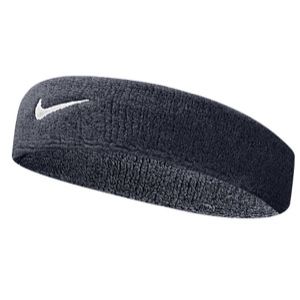 Nike Swoosh Headband   Mens   Basketball   Accessories   Obsidian/White