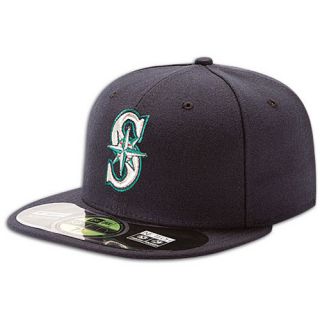 New Era MLB 59Fifty Authentic Cap   Mens   Baseball   Accessories   Seattle Mariners   Navy