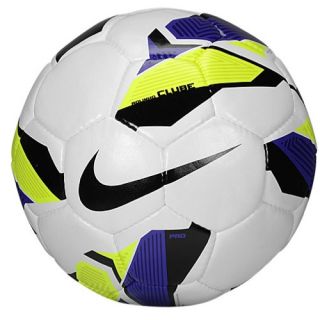 Nike FC247 Rolinho Clube Soccer Ball   Soccer   Sport Equipment   White/Volt/Black