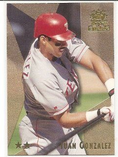 Juan Gonzalez 1999 Topps Stars Two Stars Texas Rangers Card #17 