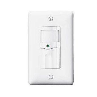 Hubbell Wiring Systems RMS101W tradeSELECT Basic On/Off Control Occupancy Sensor, 500W Power, 120V AC, White Dimmer Switches