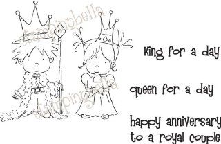 Stamping Bella Unmounted Rubber Stamp Queen Millie and King Milo 