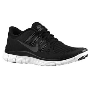 Nike Free 5.0+   Mens   Running   Shoes   Black/Dark Grey/White/Metallic Dark Grey