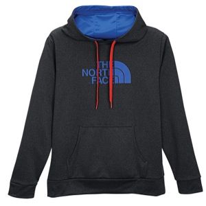 The North Face Surgent Hoodie   Mens   Casual   Clothing   Asphalt Grey Heather/Nautical Blue