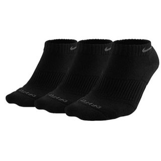 Nike 3PK Dri Fit 1/2 Cushion Lowcut Socks   Mens   Training   Accessories   Black