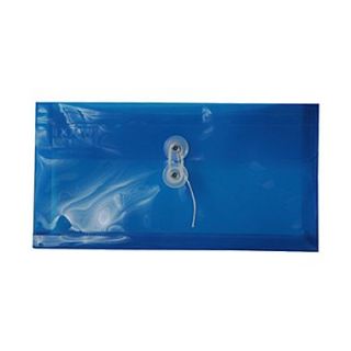JAM Paper 5 1/4 x 10 #10 Business Plastic Button & String Closure Envelopes, Deep Blue, 108/Pack