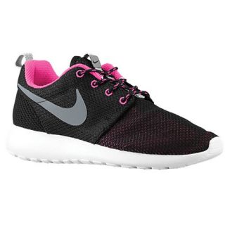 Nike Roshe Run   Womens   Running   Shoes   Black/Cool Grey/White/Pink Foil