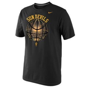 Nike Fusion Power Glow Ball T Shirt   Mens   Basketball   Clothing   Arizona State Sun Devils   Black