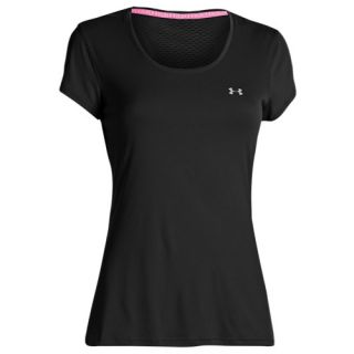 Under Armour Heatgear Flyweight Running T Shirt   Womens   Running   Clothing   Black/Reflective