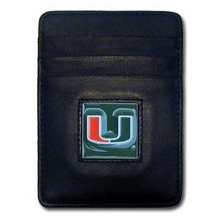 Miami Hurricanes Money Clip/Card Holder in a Box   NCAA College Athletics Fan Shop Sports Team Merchandise  Sports & Outdoors