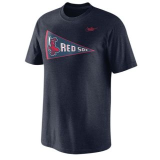 Nike MLB Coop Old School Logo T Shirt   Mens   Baseball   Clothing   New York Yankees   Navy Heather